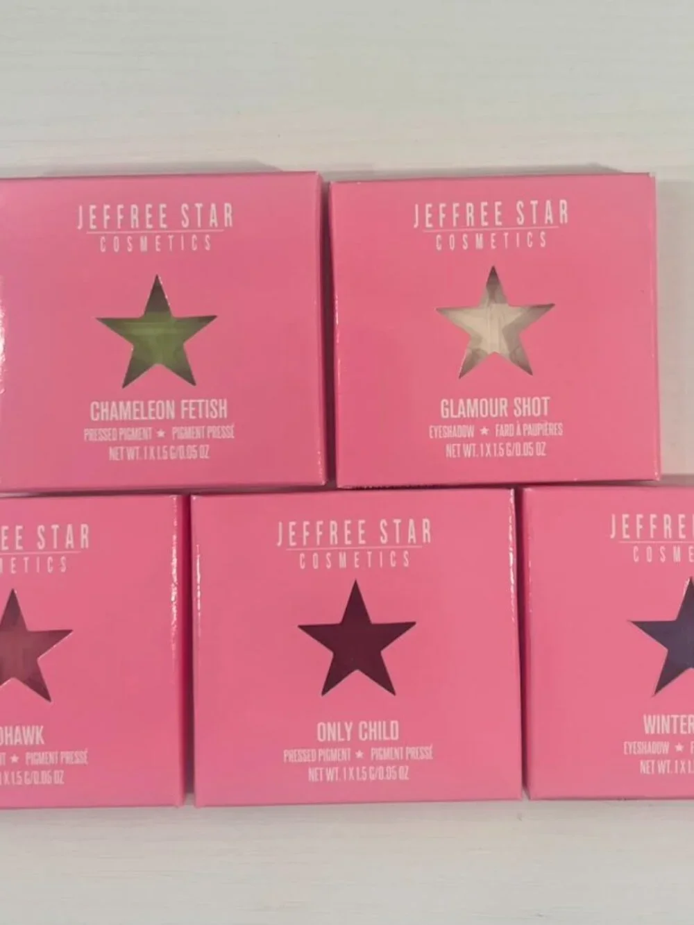 Jeffree Star Cosmetics 5 Artistry Singles Bunder ($50 Retail!!)